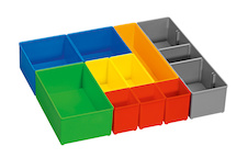 Boxy k uložení malých dílů 10dílná sada vložek do i-BOXX 72