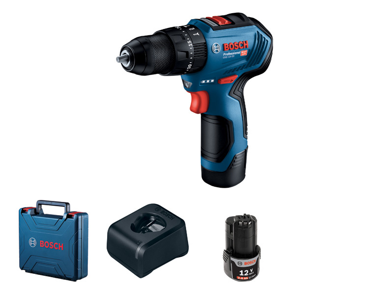 Akumulátorový kombinovaný šroubovák GSB 12V-30