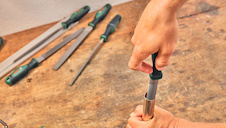 Ruční nářadí Půlkulatý pilník na kov 200 mm / 8"