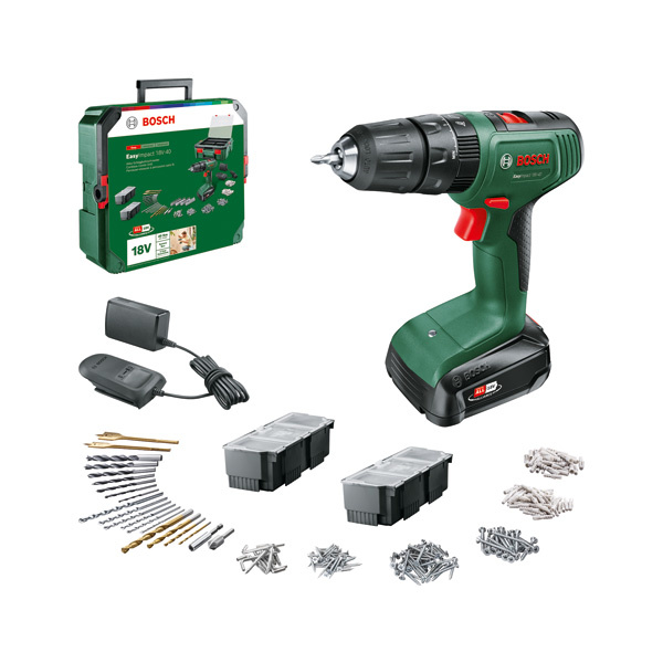 Akumulátorová příklepová vrtačka EasyImpact 18V-40 + SystemBox