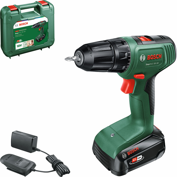 Akumulátorový vrtací šroubovák EasyDrill 18V-38