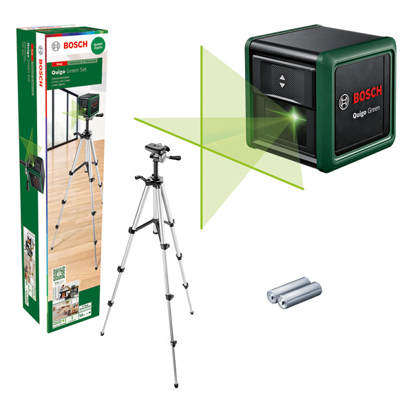 Křížový laser Sada Quigo Green