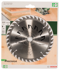 Pilový kotouč PRECISION D = 160 mm; Otvor = 20 mm; Počet zubů = 36