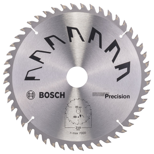 Pilový kotouč PRECISION D = 210 mm; Otvor = 30 mm; Počet zubů = 48
