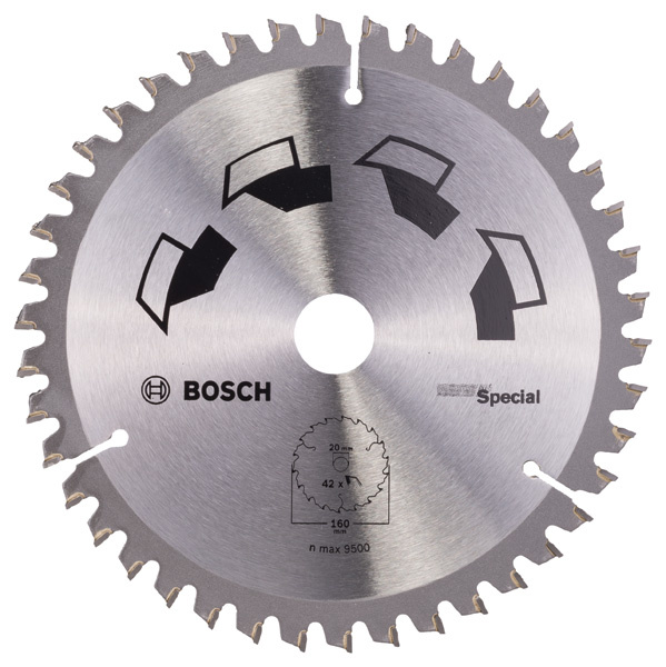 Pilový kotouč SPECIAL D = 160 mm; Otvor = 20 mm; Počet zubů = 42
