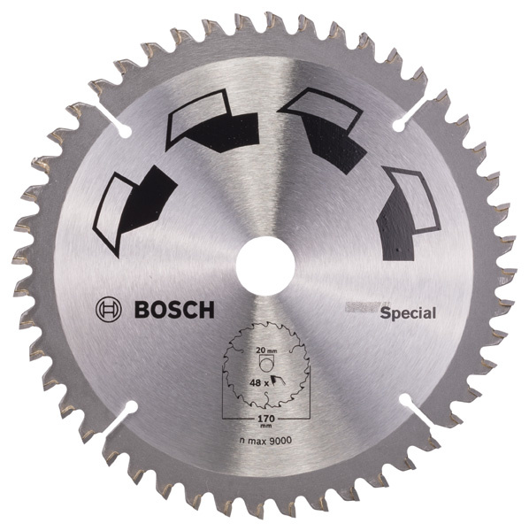 Pilový kotouč SPECIAL D = 170 mm; Otvor = 20 mm; Počet zubů = 48
