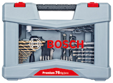 76dílná sada vrtacích a šroubovacích bitů Premium X-Line