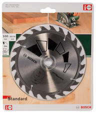 Pilový kotouč STANDARD D = 160 mm; Otvor = 20 mm; Počet zubů = 24