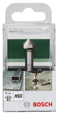 Kuželovitý záhlubník HSS 3 břity, DIN 335 D = 12,4 mm; M 6