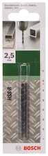 Vrtáky do kovu HSS-R, DIN 338 D = 2,5 mm; L = 57 mm