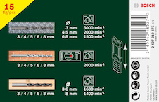 15dílná sada Mini-X-Line mix