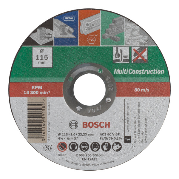 Dělicí kotouč rovný, Multi Construction D = 115 mm