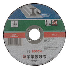 Dělicí kotouč rovný, kov D = 125 mm; Tloušťka = 2,5 mm