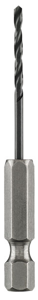 Spirálový vrták do kovu HSS-R, DIN 338 se 1/4" šestihrannou stopkou D = 2,0 mm; L = 69 mm