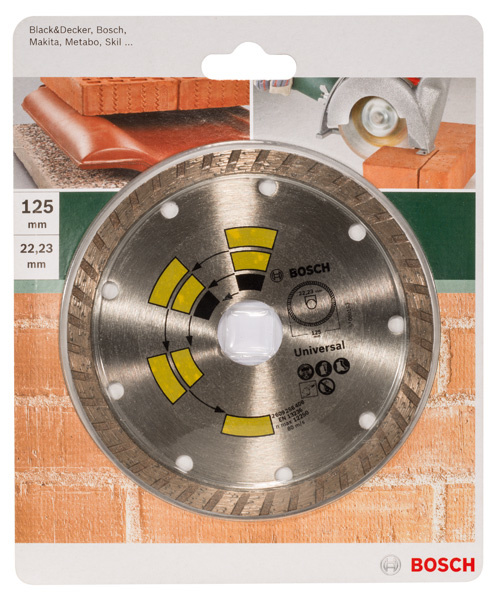 Diamantový dělicí kotouč Universal Turbo D = 125 mm