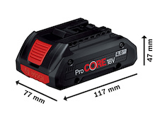 Akumulátor 4× ProCORE18V 4.0Ah + 2× ProCORE18V 8.0Ah