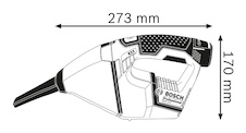 Akumulátorový vysavač GAS 12V