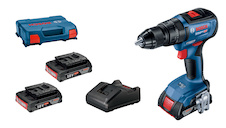 Profesionální sada: GSB 18V-50 + 3× GBA 2,0Ah + GAL 18V-20 v L-Case