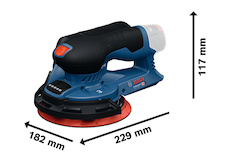 Akumulátorová excentrická bruska GEX 12V-150-3