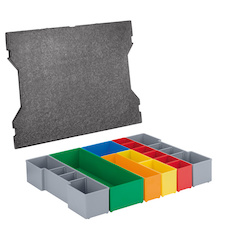 Boxy k uložení malých dílů L-BOXX 102 inset box set 13 kusů