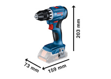 Kombinovaná sada Sada 3 kusů 18V nářadí: GSR 18V-45 + GBH 18V-22 + GWS 18V-8 + GBA 2.0 Ah + GBA 4.0 Ah + GAL 18V-40 + brašna
