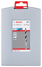 Sada spirálových vrtáků HSS PointTeQ, ProBox 1–10 mm, 19 kusů