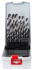Sada spirálových vrtáků HSS PointTeQ, ProBox 1–13 mm, 25 kusů