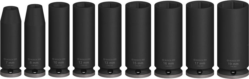 Sada PRO Impact Socket Set, ⅜″, prodloužené, 9 ks