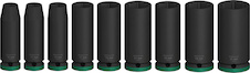 Sada PRO Impact Socket Set, ½″, prodloužené, 9 ks