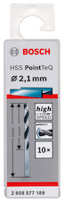 Spirálový vrták HSS PointTeQ 2,1 mm