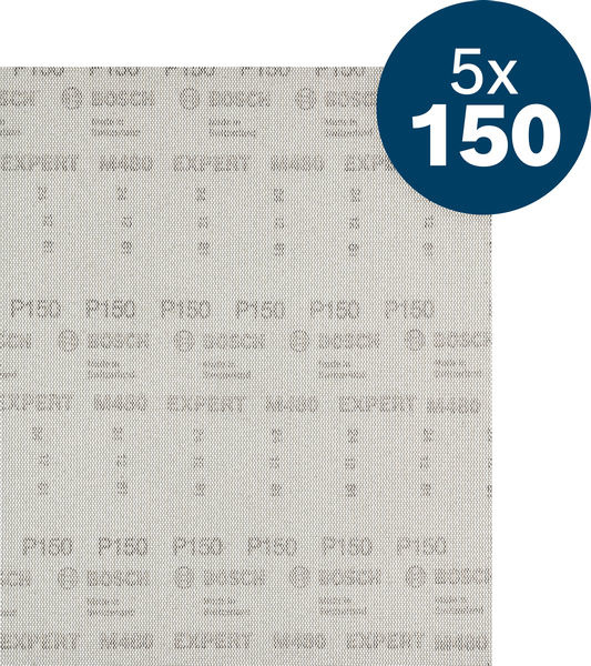Brusná mřížka EXPERT M480 pro vibrační brusky 230 × 280 mm, G150, 5 ks