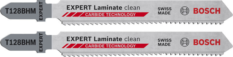 Pilový plátek pro přímočaré pily EXPERT Laminate Clean T128BHM, 2 ks