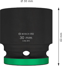 PRO Impact Socket, ½″, 30 mm, standardní