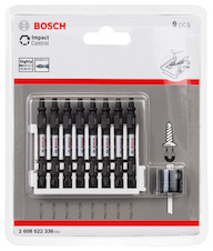 Sada šroubovacích bitů Impact Control, 9 ks