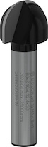 Žlábkovací fréza PRO, R 8, stopka 8 mm