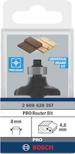 Fréza PRO Ogee Fillet, R 4,8, stopka 8 mm