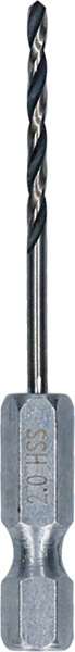 Spirálový vrták HSS PointTeQ Hex 2 mm