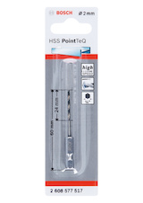 Spirálový vrták HSS PointTeQ Hex 2 mm