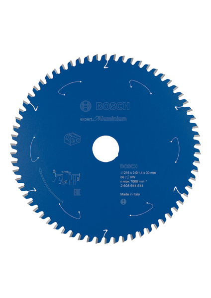 Pilový kotouč Expert for Aluminium pro akumulátorové pily 216×2/1,4×30 T66