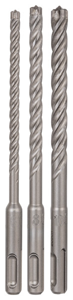 3dílná sada vrtáků do kladiv SDS plus-7X 6/8/10 mm