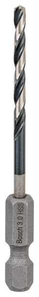 Spirálový vrták s šestihrannou stopkou HSS 3,0 mm
