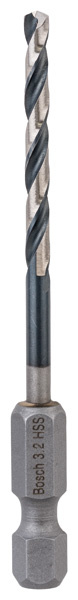 Spirálový vrták s šestihrannou stopkou HSS 3,2 mm