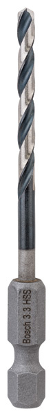 Spirálový vrták s šestihrannou stopkou HSS 3,3 mm