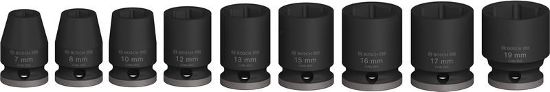 Sada PRO Impact Socket Set, ⅜″, standardní, 9 ks