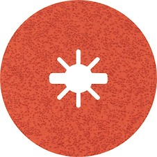 Fíbrový brusný kotouče EXPERT R782 Prisma Ceramic X-LOCK, 115 mm, 22,23 mm, P36, 5 kusů