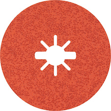 Fíbrový brusný kotouč EXPERT R782 Prisma Ceramic X-LOCK 115 mm, 22,23 mm, P36