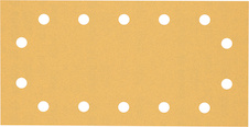 Brusný papír EXPERT C470 se 14 otvory pro vibrační brusky 115 × 230 mm, G 120, 10 ks