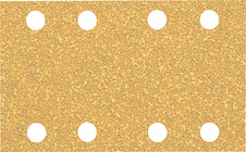 Brusné papíry EXPERT C470 s 8 otvory pro vibrační brusky 80 × 133 mm, P40, 10 ks