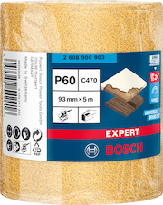 Role brusného papíru EXPERT C470 pro ruční broušení 93 mm, 5 m, G 60