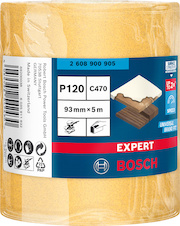 Role brusného papíru EXPERT C470 pro ruční broušení 93 mm, 5 m, P120